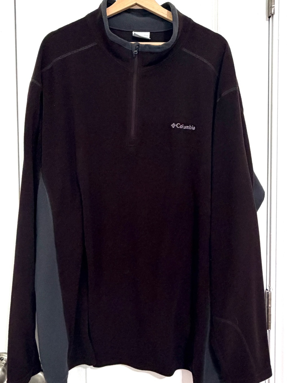 Columbia Brown and Gray Quarter-Zip Performance Pullover